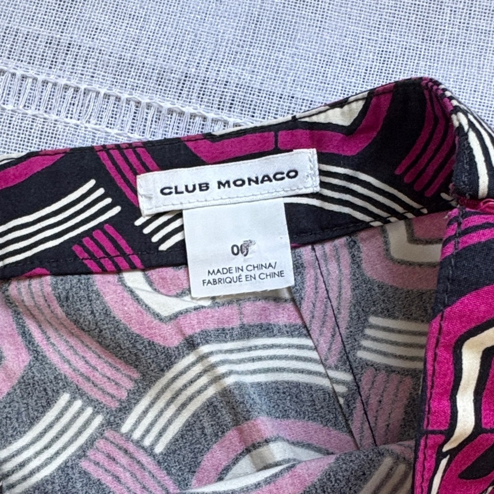 Club Monaco Rimon Shorts With Geometric Pattern - Picture 4 of 12